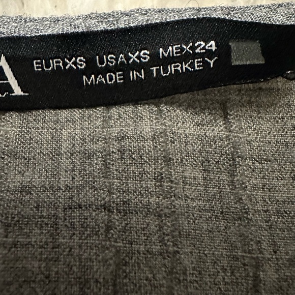 Zara crop top X Small gray - Picture 3 of 6